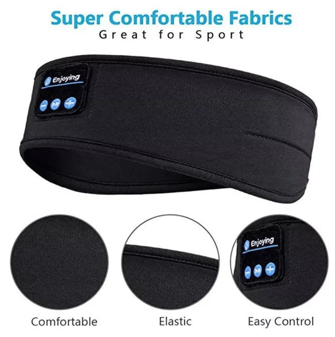 Headset Bluetooth Esportivo 3 em 1 – Faixa de Treino e Sono