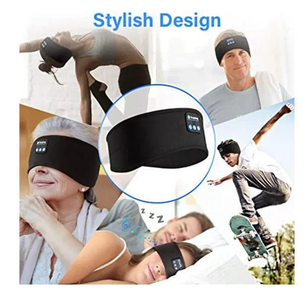 Headset Bluetooth Esportivo 3 em 1 – Faixa de Treino e Sono