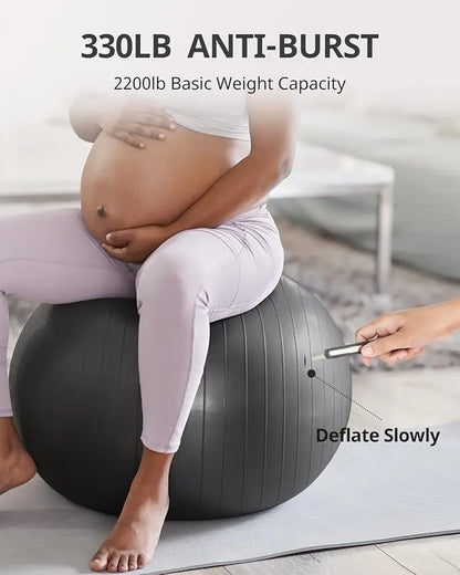 Bola de Yoga para Exercícios, Gravidez e Fisioterapia