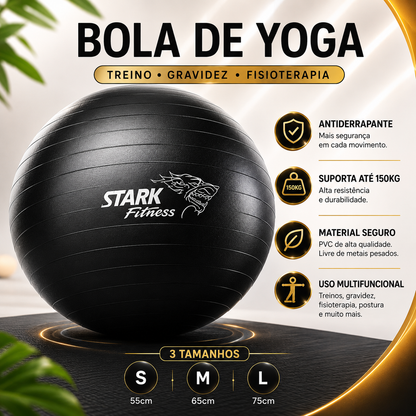 Bola de Yoga para Exercícios, Gravidez e Fisioterapia