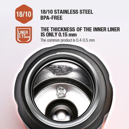 Garrafa Térmica Inox 316 a Vácuo 600ml