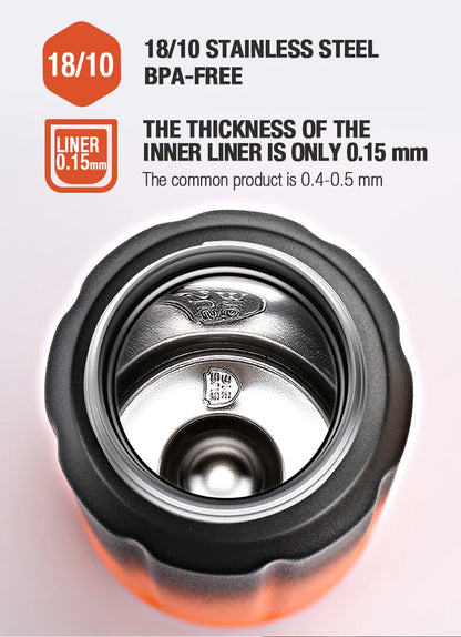 Garrafa Térmica Inox 316 a Vácuo 600ml
