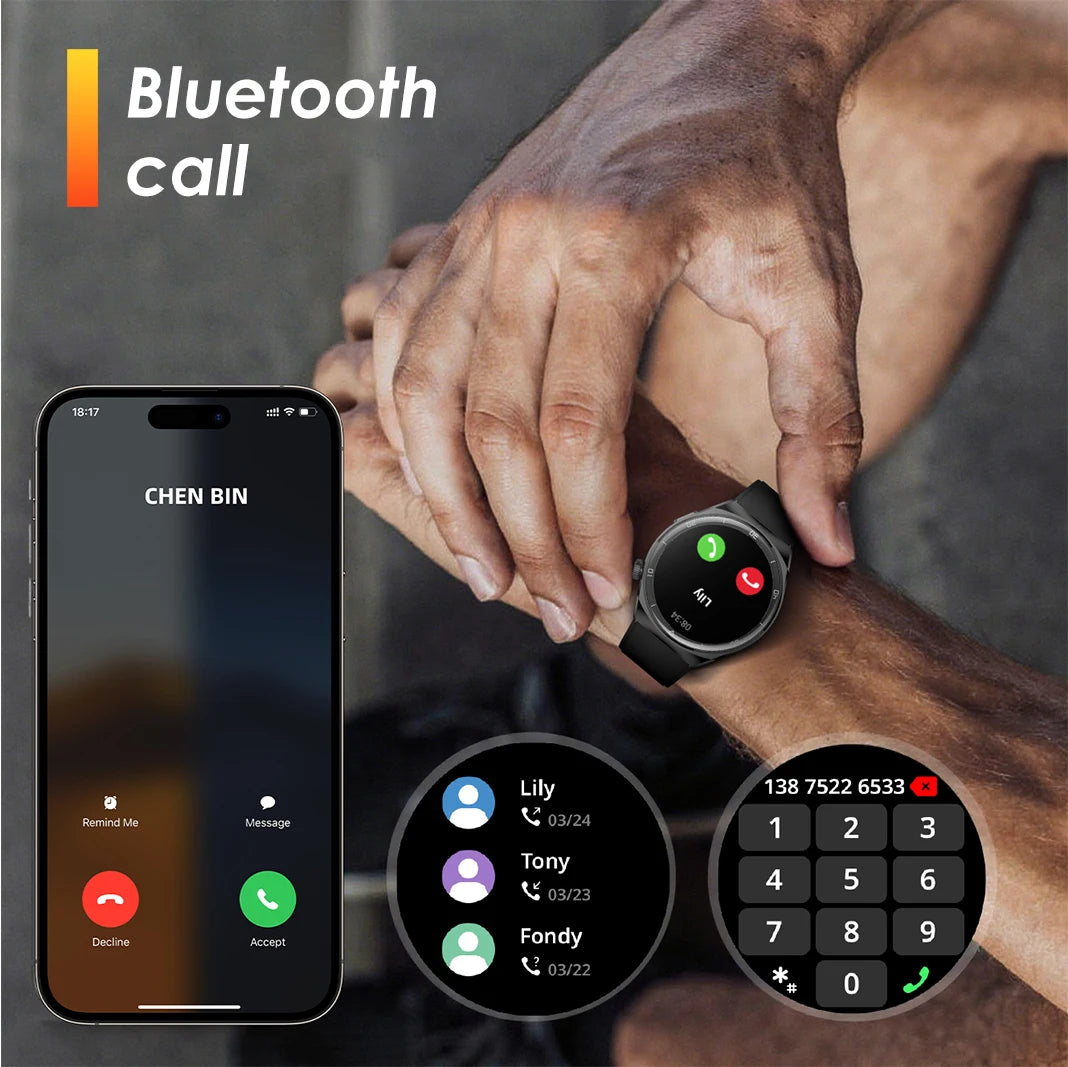 Aurafit Smartwatch NEXA 2 AMOLED – Chamadas Bluetooth, Monitor Cardíaco, SpO2 e IP68