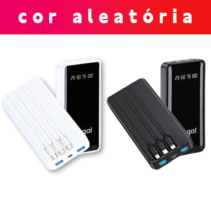 Power Bank 20.000mAh Turbo com Carregamento Rápido