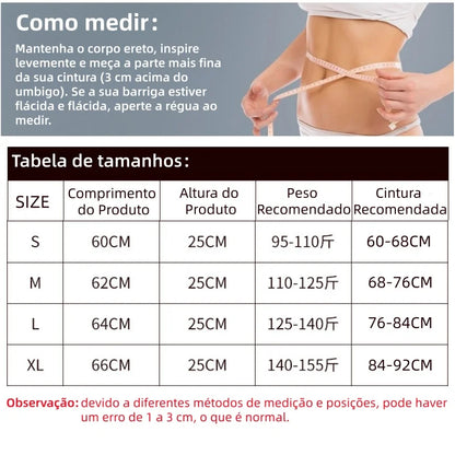 Cinta Modeladora Elástica Feminina para Treino e Definição da Cintura