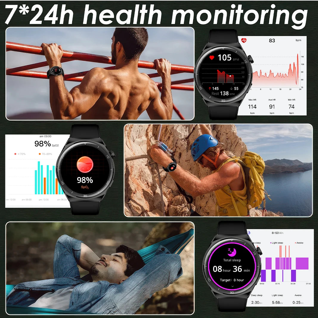 Aurafit Smartwatch NEXA 2 AMOLED – Chamadas Bluetooth, Monitor Cardíaco, SpO2 e IP68