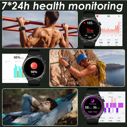 Aurafit Smartwatch NEXA 2 AMOLED – Chamadas Bluetooth, Monitor Cardíaco, SpO2 e IP68