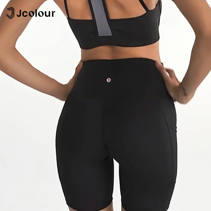 Shorts Fitness Feminino Premium – Respirável, Modelador e com Bolso